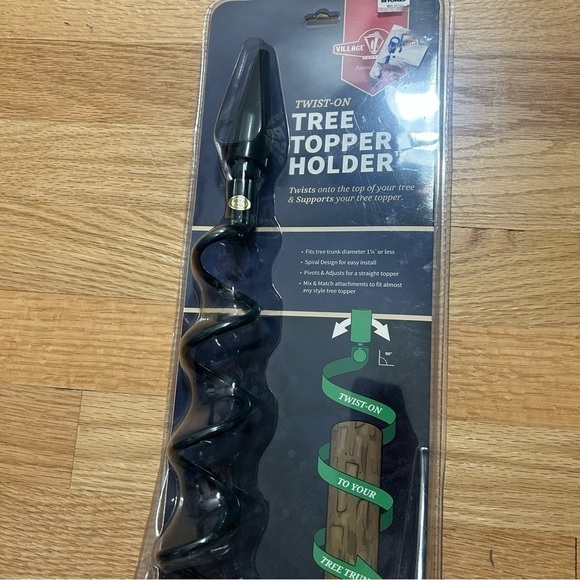 Tree Topper Holder Christmas Tree Decoration NEW Twist On Village Lighting - Picture 2 of 3